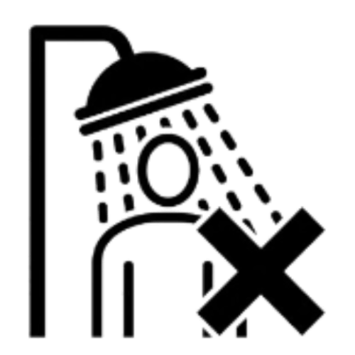 Do not shower, take hot baths, use saunas, or do intense exercise without doctor approval.