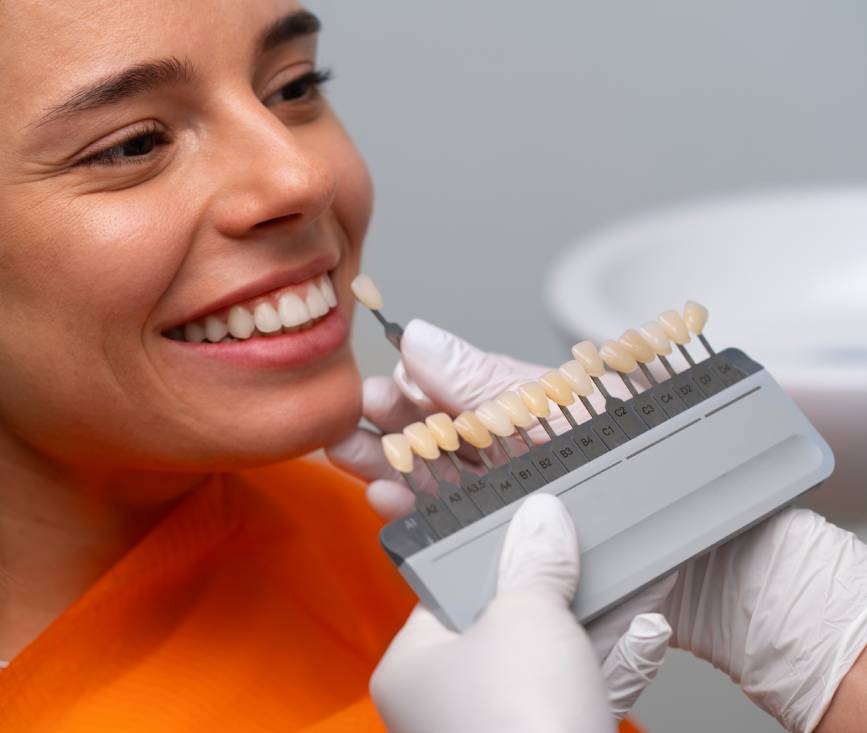 Teeth Whitening And Color Matching