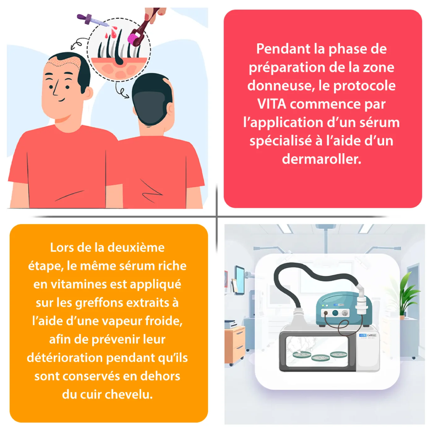 La technique signature d’Estecapelli — La force VITA issue des vitamines